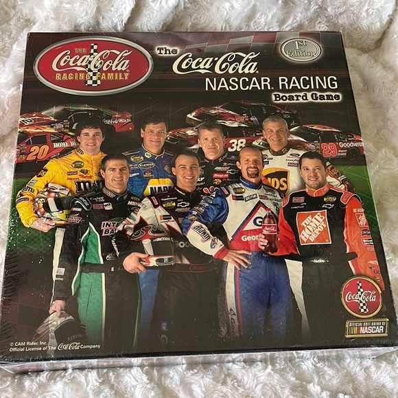 Nascar Coca Cola Racing Board Game 1st Edition New Collectors Edition SEALED - Picture 1 of 11